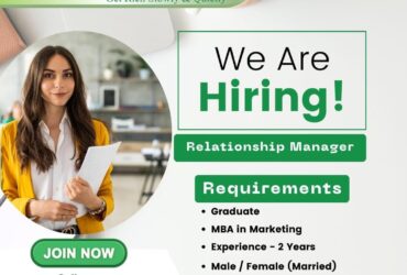 Relationship Manager required in Finance job